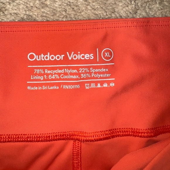 Outdoor Voices TWO PIECE SET (SplashKnit All-Time Bra) & (SplashKnit 5" Short) - Picture 4 of 9